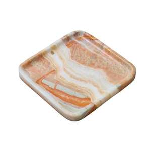 Plateau de service en résine fait main pour une table moderne, plateau artistique pour desserts, collations et friandises - Product Image 1