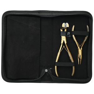 Kit Profesional de Herramientas para Extensiones de Cabello: Removedor de Microperlas, Alicates para Cinta Adhesiva, Aguja Curva, Tijeras, Pinzas Separadoras y Clips de Seccionamiento - Product Image 5
