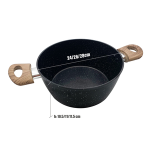 Cacerola Antiadherente de Calidad Premium con Revestimiento Infundido de Cobre, Cuerpo de Aluminio Duradero, Tapa de Vidrio Templado y Resistente al Calor - Product Image 4