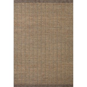 Beige Flat Weave Jute Area <b>Rug</b> Rectangle Non-Slip Backing Living Room Farmhouse Style Thin 0.2-0.4 in - Product Image 1