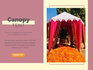 Indian Palace Style Wedding <b>Canopy</b> <b>Tent</b> - Product Image 2