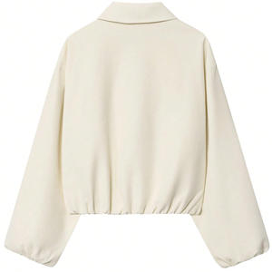 เสื้อแจ็คเก็ตบอมเบอร์ลำลองสำหรับผู้หญิง ลายปักลายพราง ผ้าเมมโมรี่ กันน้ำ กันลม ซิปสั่งทำได้ สำหรับงานแบรนด์ดิ้ง - Product Image 2