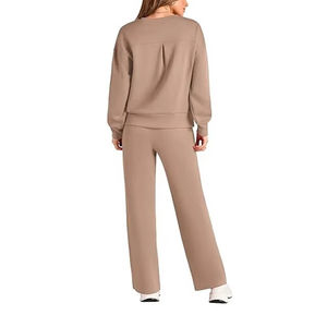 Women 100% Cotton Eco-Friendly Customizable Tracksuit Set Breathable Quick Dry Solid <b>Pattern</b> Plus Size Reversible Printed Adults - Product Image 2