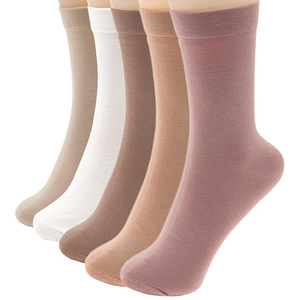 <b>Women</b> Cotton Crew <b>Socks</b> Breathable Soft Daily Wear Stretch Knit Casual Sports Office School Home Comfortable Lightweight OEM ODM - Product Image 1