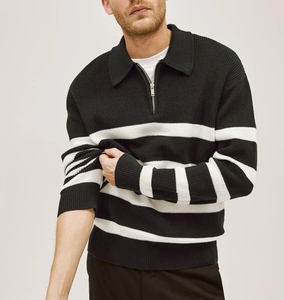 Heavyweight 100% Cotton Polar Fleece Half Zip Neck Winter Pullover Sweatshirt for Men - Product Image 4