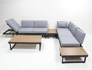 CH Factory Comfortable Outdoor Garden <b>Armchair</b> with Padded Cushions Metal Frame Living Room Use - Product Image 6