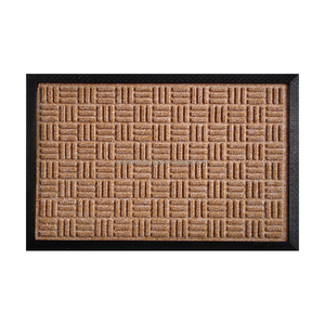 Tapis d'entrée en PVC tissé 45x75cm antidérapant avec bordure pour la maison, le bureau, l'hôtel, utilisation intérieure et extérieure - Product Image 6