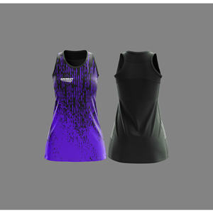 Uniforme de Netball Personalizado con Nombre y Número |   Uniforme Sublimado con Logotipo del Equipo, Nombre y Número |   Poliéster Transpirable - Product Image 2