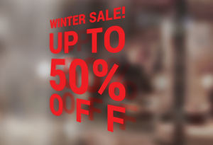 Pegatinas de Vinilo Rojo Personalizadas con Letras, Resistentes a los Rayos UV, para Señalización de Eventos, Decoración Navideña, Publicidad en Vehículos - Product Image 4