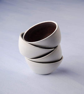 Best Quality Luxury Crafts Customizable Enamel Handcrafted <b>Mango</b> <b>Wood</b> Dining <b>Bowl</b> with Server Disposable Multipurpose Use - Product Image 3