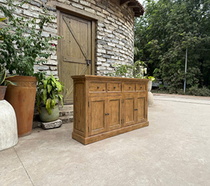 Cama de Madera Maciza Rústica Song Kon SK2026, Estilo de Puerta con Paneles Elevados, Diseño Antiguo, Origen Binh Duong, Garantía de 1 Año, 4 Personas - Product Image 4