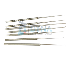 Ensemble de 7 aiguilles manuelles de micro-irrigation auriculaire de haute qualité, certifiées CE, instruments chirurgicaux ORL pour myringotomie - Product Image 5