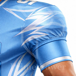 High Quality Custom <b>Prime</b> Power American Football Outfit Jersey Pants Set Sublimation Design Durable Athletic Team Wear 100% - Product Image 4