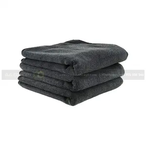 ND Premium Knitted Super Soft Microfiber Towel Sonic Weld Edges Soft, Supplier Microfiber Towel Home For Body Hight Quality