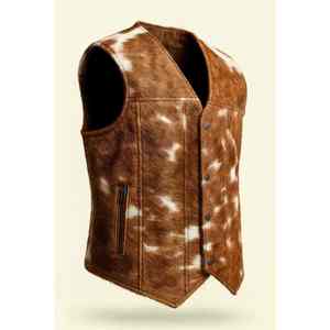 Veste en cuir véritable pour homme, design personnalisé, haute qualité, respirante, vente en gros - Product Image 2