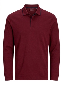 Chemise à manches longues pour homme, géométrique, unie, respirante, 100% polyester tricoté, noir/blanc, taille moyenne - Product Image 4