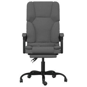 Chaise de bureau de massage gris foncé - Product Image 3