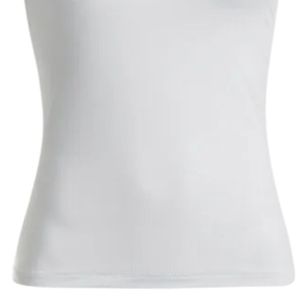Polo de Mujer Blanco con Ribete Azul Marino, Manga Corta, Estilo Deportivo, Cómodo para Golf y Prácticas al Aire Libre - Product Image 4
