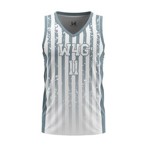 Maillots de basket personnalisés pour filles, respirants, avec logo imprimé par sublimation, maillots d'entraînement de basket pour femmes - Product Image 4