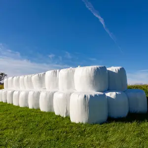 Landwirtschaftsfolie Silagespäne 25 Mikron * 750 * 1500 M langlebiges Heuballe Netzfolienset hergestellt von Sewha Vina Stretch-Film für Landwirte