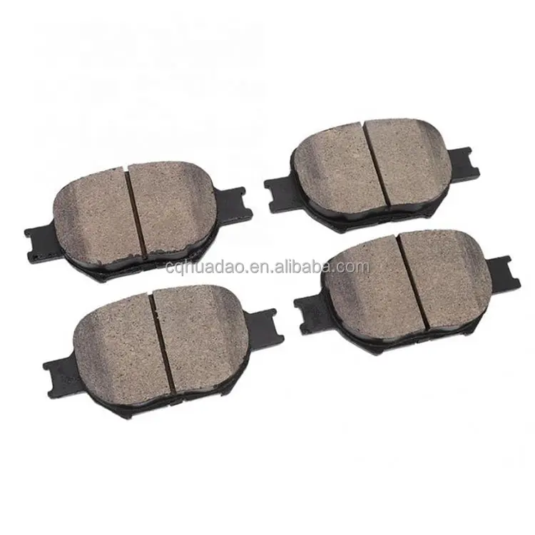 Wholesale Car Parts Ceramic Semi Metal Front Brake Pad Applicable for Toyota Corolla D817 04465-20540 0446520540