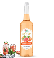 Gezonde siroop met verse grapefruit smaak (100% natuurlijk, versgeperst) BRC/GMP gecertificeerd 750ml fles VINUT