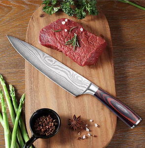 Couteau de chef vintage en acier au carbone de haute qualité, 10-11,9 pouces, manche en bois professionnel - Product Image 3