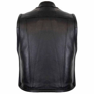 Chaleco de Cuero para Hombre Hecho en Fábrica a Precio Competitivo, Personaliza tu Propio Logotipo, Chaleco de Cuero Profesional de Primera Calidad, Cantidad al por Mayor - Product Image 5