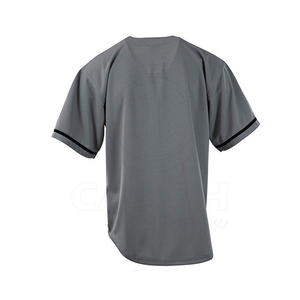 เสื้อเบสบอลลายทางผู้ชายแบบสั่งทำขายส่ง พิมพ์ลายดิจิทัลสไตล์เรโทร ปักโลโก้และหมายเลข - Product Image 6