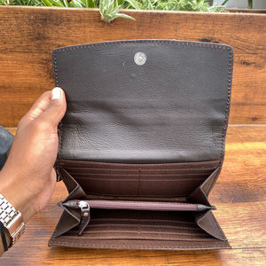 Portefeuille en cuir de vachette véritable de vente chaude pour les femmes avec pochette à main Western Cactus Design pour un usage quotidien ou au bureau - Product Image 6