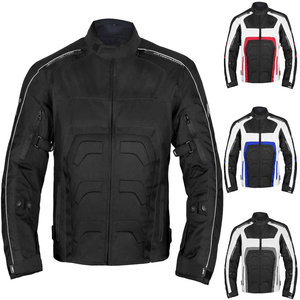 Veste de moto pour homme, manches longues, coupe-vent, en spandex et nylon, équipement de course, toutes saisons, style adulte - Product Image 2
