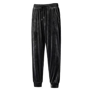 Conjunto Casual de 2 Piezas para Hombre, Primavera, Resistente al Viento, Talla Grande, Sudadera con Capucha de Terciopelo, Pantalones Deportivos, Camiseta de Manga Larga con Cuello Redondo, Cintura Elástica - Product Image 3