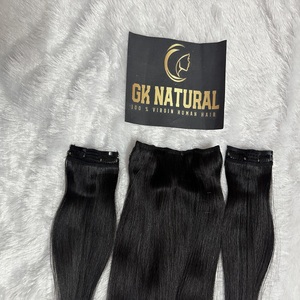 Extensiones de Cabello Naturales con Clip para Mujer – Extensiones de Cabello Humano Fáciles de Colocar para Mayor Volumen y Longitud - Product Image 4