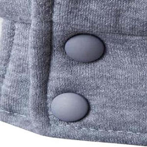 Chaqueta Varsity con Cremallera Completa y Botones, Tallas Grandes, Venta al por Mayor, Cargada por Dress Sports - Product Image 5