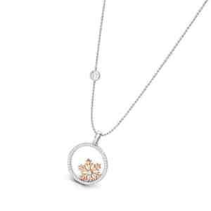 Collier unisexe minimaliste en argent 925 plaqué rhodium avec pendentif serpent et fermoir, anti-ternissement - Product Image 5
