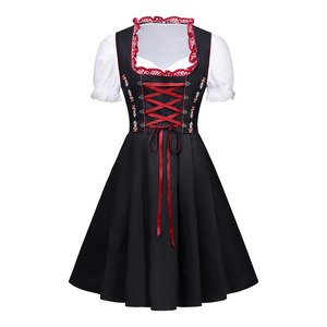 Nuevo Estilo de Vestido Largo Tipo Dirndl / Traje Tradicional Alemán para el Festival de Primavera, Vestido Dirndl Bávaro, Vestidos Dirndl de Baviera Alemana - Product Image 2