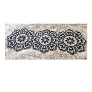 Fabriqué à la main beau verre perlé chemin de table pièce maîtresse vaisselle Table à manger salon cadeau de mariage décoration moderne - Product Image 6