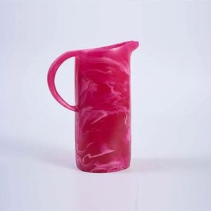 Resin <b>Tea</b> & Coffee Pitcher with Smooth Finish and Natural Wood Texture - Product Image 1