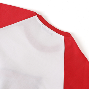 Camiseta de Béisbol Estilo Americano con Manga Raglán Personalizada OEM 2026, Transpirable, de Algodón y Poliéster, Venta al Por Mayor con Impresión de Logotipo Personalizado - Product Image 2