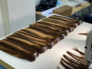 Extensiones de cabello Remy de Vietnam de doble dibujado, mechones de tonos de Piano mezclados de colores destacados, cabello humano liso de hueso, excelente calidad - Product Image 2