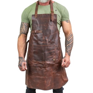 Genuine <b>Leather</b> Quick Dry <b>Apron</b>/Custom Logo Wholesale Cheap Prices Adjustable 100% <b>Leather</b> Manufacture <b>Apron</b> - Product Image 1