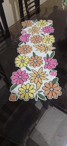 Camino de Mesa Bordado con Diseño Floral, Estilo Bohemio, Lavable, Decoración para el Hogar - Product Image 3