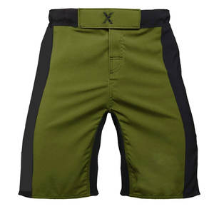 Pantalones Cortos Deportivos MMA con Logotipo Frontal Elástico y Elegante para Hombre - Ropa de Entrenamiento de Alto Rendimiento con Tela Transpirable - Product Image 1