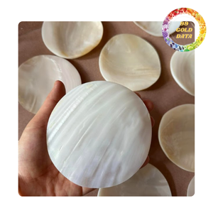 Placa Decorativa de Concha Natural Pulida, Placa de Madreperla para el Hogar y Bodas - Product Image 2