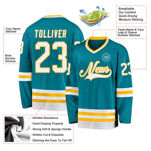 Jersey de Hockey sobre Hielo Urbano Moderno, Ropa Deportiva Premium con Sublimación Completa y Diseño de Equipo Personalizado - Product Image 3