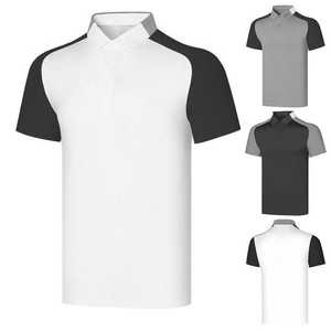 เสื้อโปโลผู้ชายผ้าฝ้ายแขนสั้นทรงปกติ คุณภาพดี รับผลิตตามแบบ OEM พร้อมสกรีนโลโก้และปรับขนาดได้ - Product Image 6