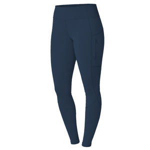 Leggings ecuestres de cintura alta con panel de agarre, pantalones de montar duraderos, leggings deportivos para equitación. - Product Image 1