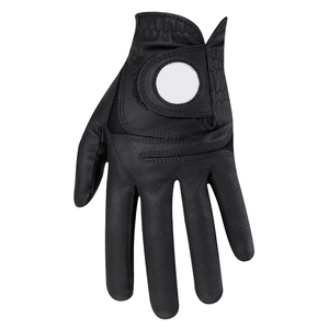 Guantes de Golf de Cuero Negro Antideslizantes para Deportes al Aire Libre, Protección para Dedos, para Hombres y Mujeres Adultos, Vantrex Industries VI-GG-651, Estilo Pull-On - Product Image 2