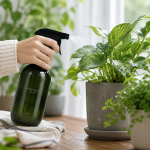 Wholesale Round PET 500ml Dark Green Trigger <b>Spray</b> <b>Bottle</b> for Home Care Cleaning Plant Mist Vietnam Factory - Product Image 4