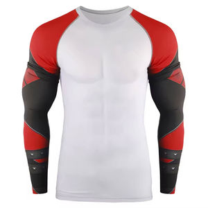 Hauts de compression pour hommes à manches longues, séchage rapide, sous-vêtements de sport personnalisables, chemises de compression vierges à manches longues pour hommes - Product Image 1